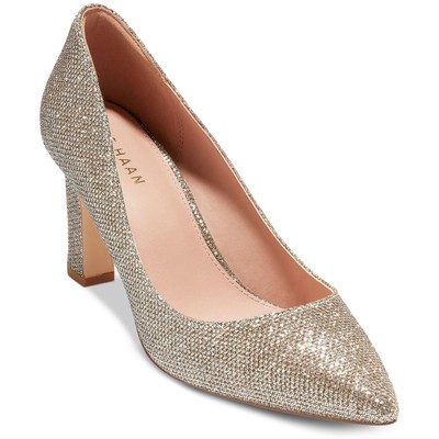 Cole Haan / женские туфли-лодочки без шнуровки Mylah с золотым блеском, 6 средних размеров (B, M), BHFO 8825