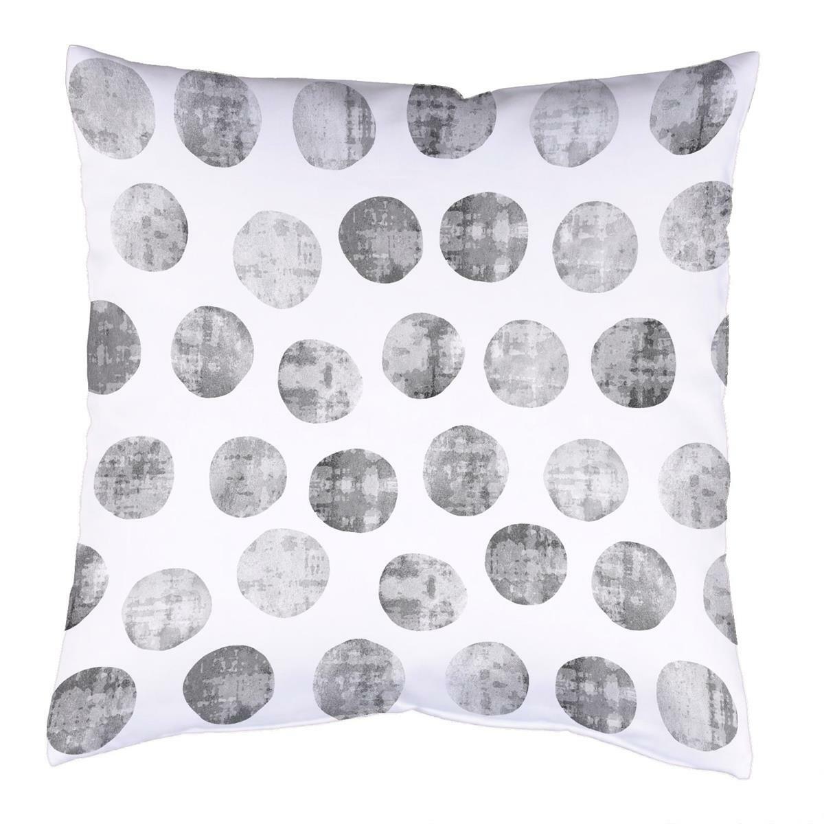 Home Wohnideen Kissen Kreise 40x40 Kreise Grau Ebay