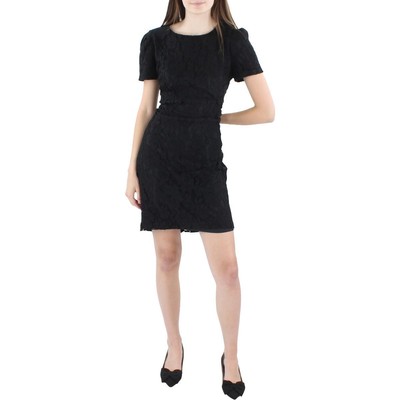 

Женское кружевное мини-платье для коктейлей и вечеринок Lauren Ralph Lauren BHFO 3427, Черный