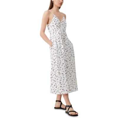French Connection Womens Floriana Faron Floral Print Midi Sundress BHFO 0416
