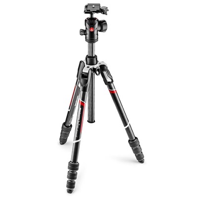 4-секционный туристический штатив Manfrotto Befree Advanced CF с шаровой головкой 494, черный