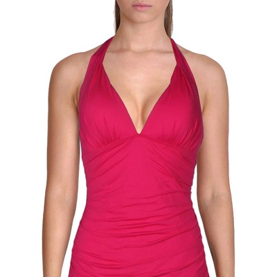 

Женский розовый купальник с бретелькой на бретельках Lauren Ralph Lauren  BHFO 6508, Orchid