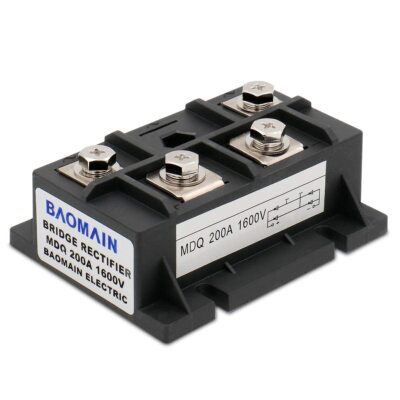 Bridge Rectifier 200A 1600V Full Wave Diode Module Singlephase Mdq200a