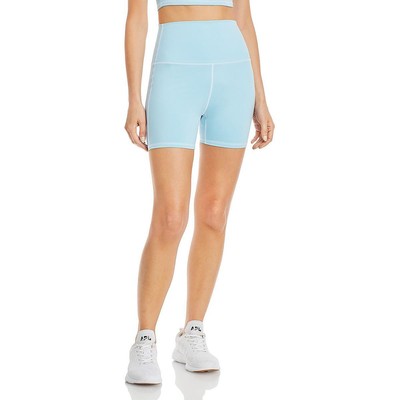 

Женские шорты Frankies Bikinis Active Blue с высокой посадкой Athletic  BHFO 6824, Baby blue, Active