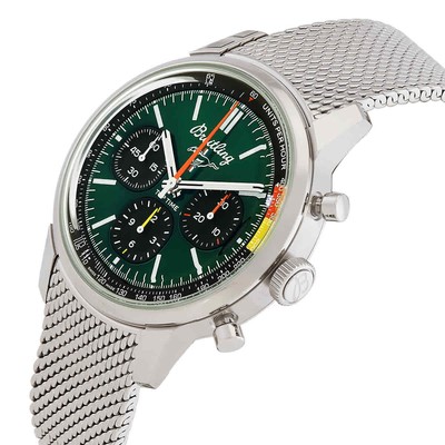 Pre-owned Breitling Top Time Chronograph Automatic Chronometer Green Dial Unisex Watch