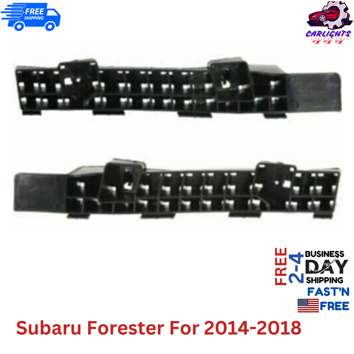 Fits Subaru Forester Front Bumper Bracket For 2014-2018 Left & Right Side 2pc