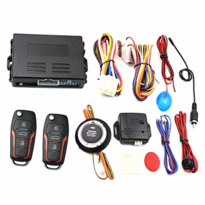 Keyless Entry Engine Car Ignition Switch Remote Starter Stop Security Alarm Kits