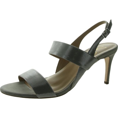 

Joan Oloff Womens Fortune Grey Dress Sandals Shoes 11 Medium (B,M) BHFO 5854, Grey shimmer suede