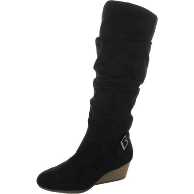 Dr. Scholls Shoes Womens Break Free Black Knee-High Boots 8.5 Medium (B,M) 8547