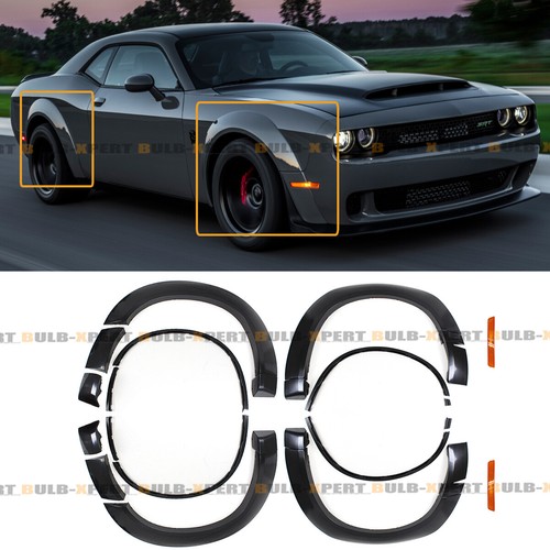 ローダウンカスタム BBLDC2-8XH410 DEMON STYLE WIDEBODY FENDER FLARES KIT FOR 2015-23 DODGE