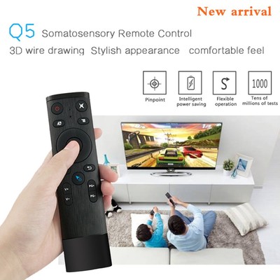 Q5 Voice Control Fly Air Mouse 2.4GHz Wireless Remote Control for Smart TV WT7n