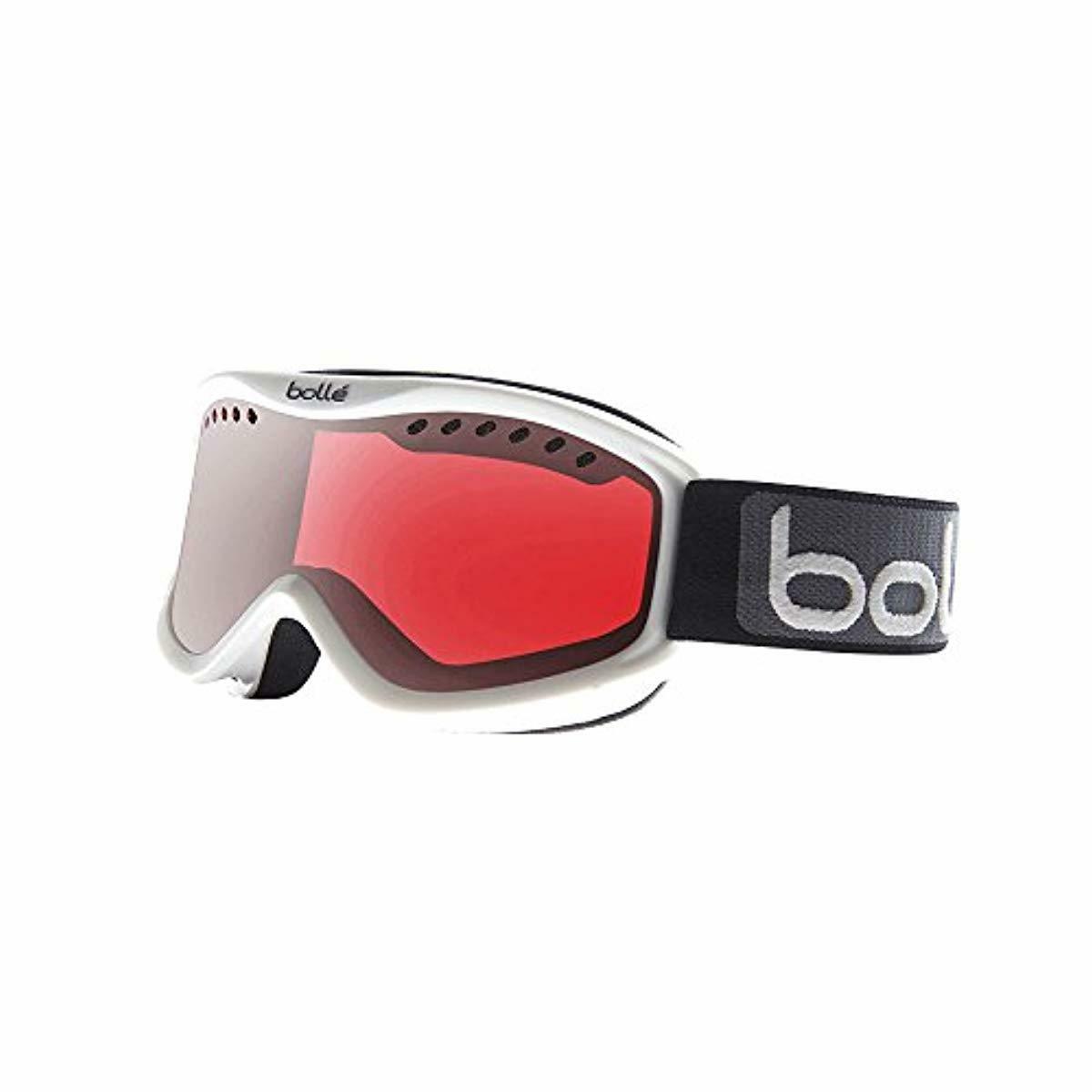 Ski Polarized Snowboard Goggles Men Women Anti Fog Shiny White Protection Lens