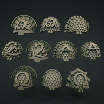 10-20x Alpha Omega Terminator Shoulder Pads