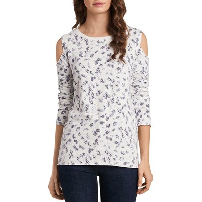 

Женская толстовка с открытыми плечами и вырезами Vince Camuto BHFO 6649, Pearl ivory