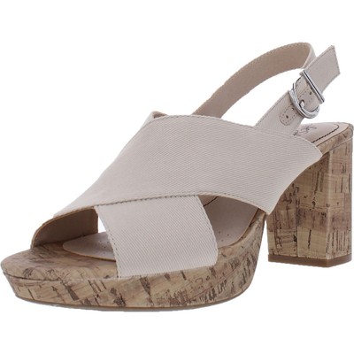 Женские босоножки на платформе Lara бежевого цвета LifeStride 8.5 Medium (B,M) BHFO 1625
