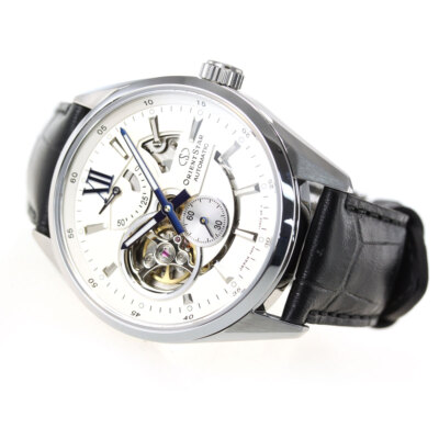 Pre-owned Orient Star Rk-av0007s White Classic Mechanical 24 Jewels Men's Watch In Box