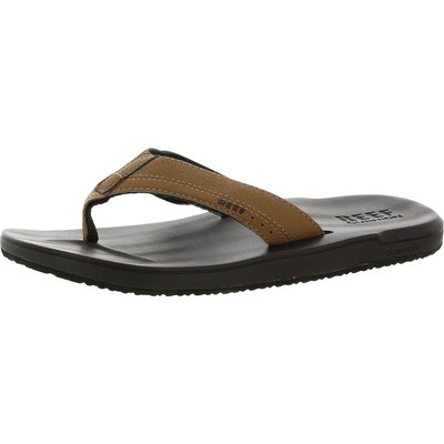 

Мужские коричневые шлепанцы на плоской подошве без шнуровки Reef 8, средние (D) BHFO 8992, Brown/tan, BHFO