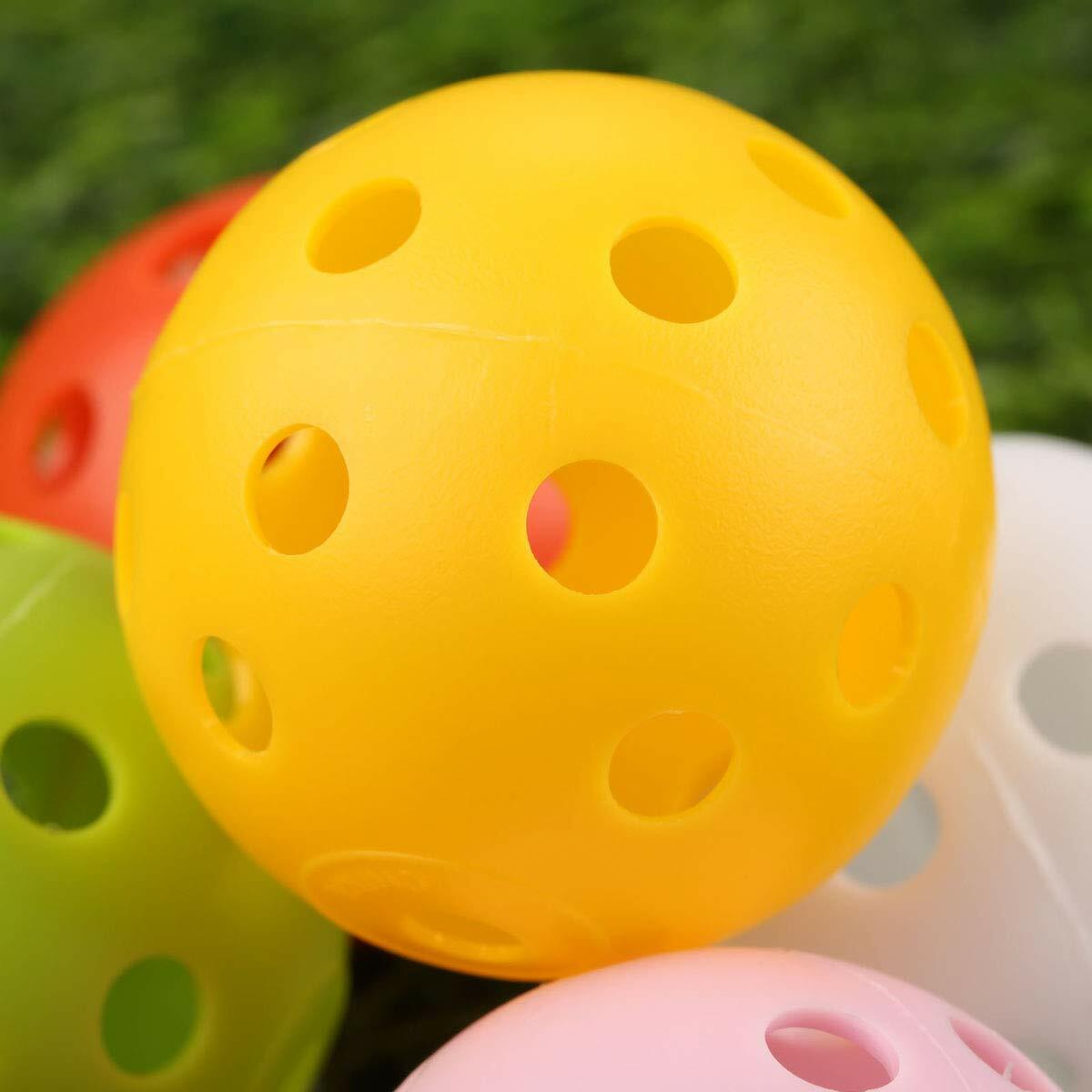 Practice Golf Balls Plastic 12 Pack Indoor Practice Training Balls