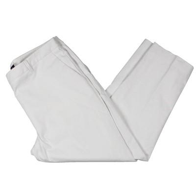 

Женские классические брюки Tommy Hilfiger Radcliffe White с высокой посадкой  BHFO 3130, Белый