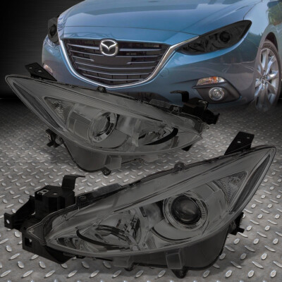 ДЛЯ 14-16 ПАР MAZDA 3 ДЫМЧАТЫЙ КОРПУС ПРОЗРАЧНАЯ УГЛОВАЯ ФАРА ПРОЕКТОРА ГОЛОВНОЙ ФОНАРЬ