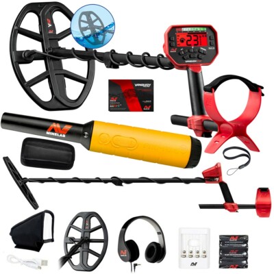 Minelab VANQUISH 540 Detector with 12x9 Coil + Pro-Find 35 Waterproof Pinpointer