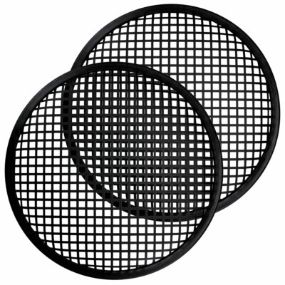 1 Pair 12'' SubWoofer Mid range Metal Mesh Waffle Speaker Grill DJ PA Car Audio