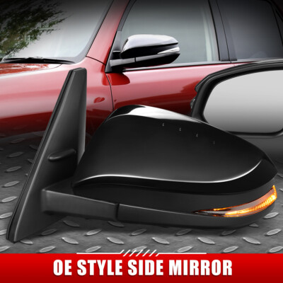 ДЛЯ 14-20 TOYOTA 4RUNNER OE STYLE С ЭЛЕКТРОПРИВОДОМ + ОБОГРЕВОМ + ЛЕВОЕ БОКОВОЕ ЗЕРКАЛО С СИГНАЛОМ ПОВОРОТА