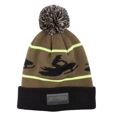 KLIM BOMBER BEANIE KLIM SNOWMOBILE POM POM HAT SNOWMOBILE WINTER HAT BEANIE
