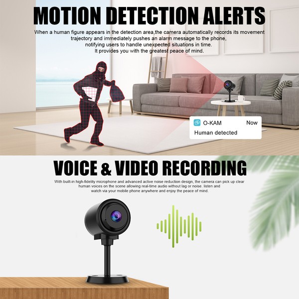 Mini Wireless Hidden Spy Camera Wifi IP Home Security HD 1080P Night Vision Cam - Image 21