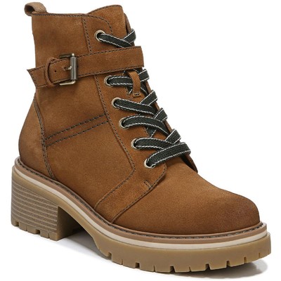 Женские ботинки Naturalizer Jac Brown Combat на шнуровке 6.5 среднего размера (B,M) BHFO 9954