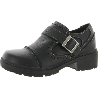 

Женские черные сабо Milwaukee Motorcycle Clothing Company 6, средние (B,M) 8983, Black leather, MVB238