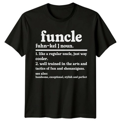 Funcle Definition Herren T-Shirt Cool Onkel Geschenk Lustig Familie Tee