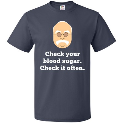 Inktastic Check Your Blood Sugar Diabetes T-Shirt Awareness Diabeetus Diabetic