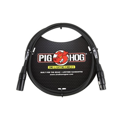 Кабель освещения Pig Hog 5 с 3-контактным разъемом XLR DMX #PHDMX5
