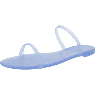 Женские шлепанцы для бассейна Stuart Weitzman Sawyer Blue 8 Medium (B, M) BHFO 1349