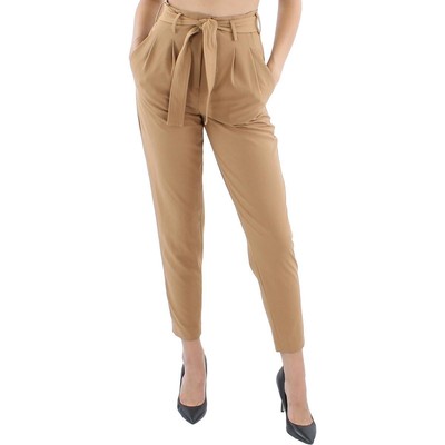 

Calvin Klein Женские коричневые плиссированные брюки со средней посадкой до щиколотки  BHFO 7856, Luggage