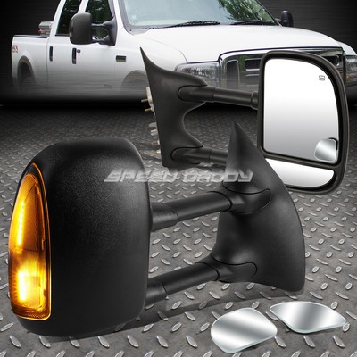 ДЫМЧАТАЯ ЗАДНЯЯ БУКСИРОВОЧНАЯ СТОРОНА С ЭЛЕКТРОПРИВОДОМ И ПОДОГРЕВОМ + УГЛОВОЕ ЗЕРКАЛО ДЛЯ СЛЕПЫХ ЗОН ДЛЯ 99-07 SUPERDUTY