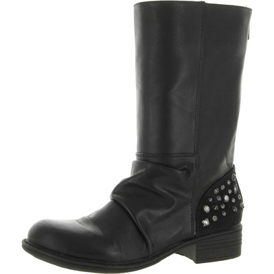 

Женские черные сапоги до середины икры BCBG Paris с напуском 7 Medium (B,M) BHFO 5002, Черный