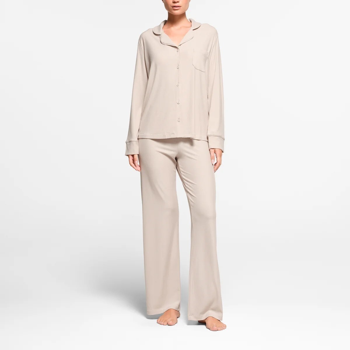 【関税込み】SKIMS グレー Soft Lounge スリープ パジャマセット SOFT LOUNGE SLEEP SET | HEATHER GREY