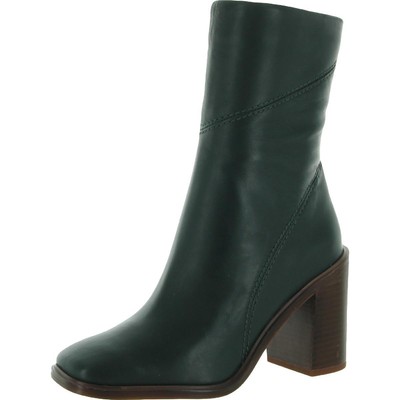 

Женские зеленые кожаные ботильоны Franco Sarto Stevie 7.5 8 BHFO 7388, Green leather