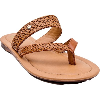 

JANE AND THE SHOE Женские коричневые сандалии на плоской подошве LOLA 8, средний (B,M) BHFO 6152, Коричневый