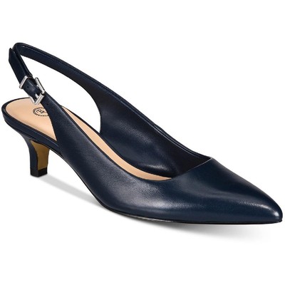 Bella Vita Womens Scarlett Navy Patent Heels 8 Narrow (AA,N) BHFO 8175