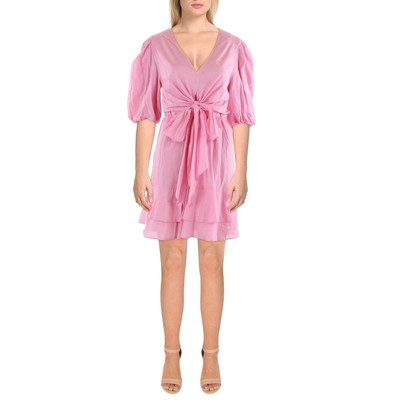 Женское розовое летнее платье-сорочка выше колена Lauren Ralph Lauren 4 BHFO 7851