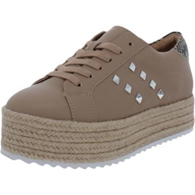 Женские туфли Steve Madden Elodie Tan Oxford Platform 10 Medium (B, M) BHFO 7862