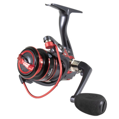 Clam Ice Fishing Katana Reel in Red and Black