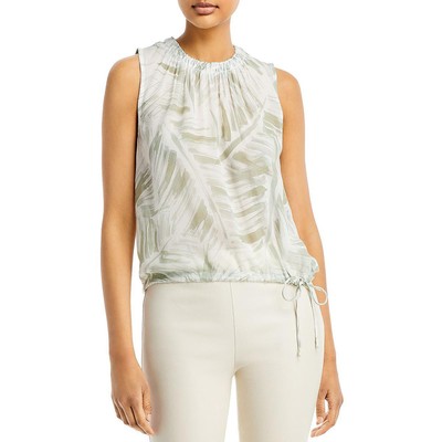 

Женская блузка без рукавов с принтом Bella Dahl BHFO 5335, Brushed palm print