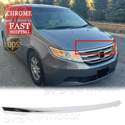 For Honda Odyssey 11-13 Chrome New Grille Trim Grill Upper HO1217105 75105TK8A01