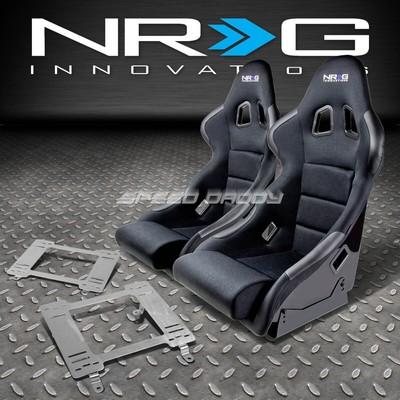 ГОНОЧНЫЕ СИДЕНЬЯ С ГЛУБОКИМ КОВШОМ NRG TYPE-R + КРОНШТЕЙН ИЗ НЕРЖАВЕЮЩЕЙ СТАЛИ ДЛЯ 82-92 FIREBIRD
