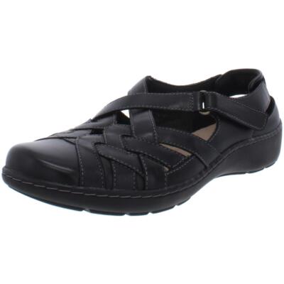 

Женские кожаные плетеные повседневные туфли Мэри Джейн Clarks Cora Dream BHFO 4129, Черный, Cora Dream