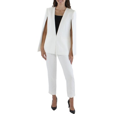 

BCBGMAXAZRIA Женский Белый Пиджак Пиджак с Открытым Спереди  BHFO 3177, Offwhite